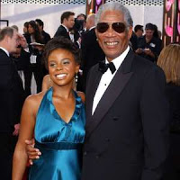 Morgan Freeman and Granddaughter