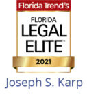 Joseph S. Karp - 2021 Legal Elite Badge