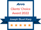 Avvo Client's Choice Award 2022 Joseph S. Karp